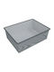 Правоъгълен Рафт на Гардероба от Метал Anthracite 53.5x41cm