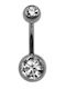 Poco Loco Обеца Barbell за Коремно Бутонче от Титан 10 x 1.6mm