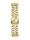 Micro Mod Womens Watch 20mm Battery with Gold Stainless Steel Bracelet