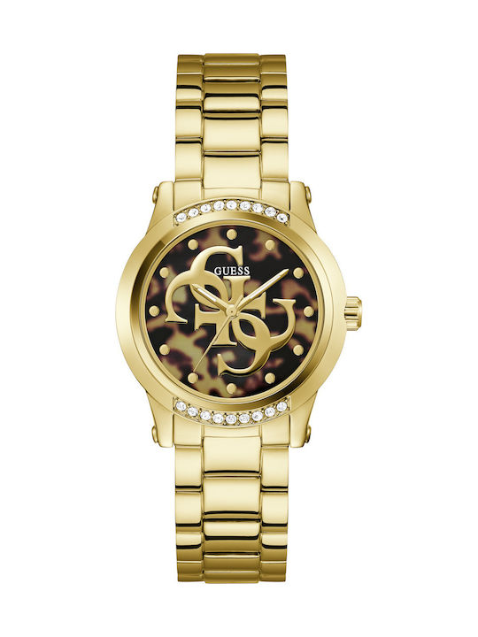 Guess Annette Womens Watch 36mm Battery Powered with Gold Metal Bracelet
