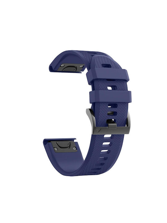 Garmin Fenix 6s 20mm Tragbare Bänder Silikon Midnight Blau