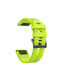 Garmin Fenix 5s Plus 20mm Curea de Ceas din Silicon Verde