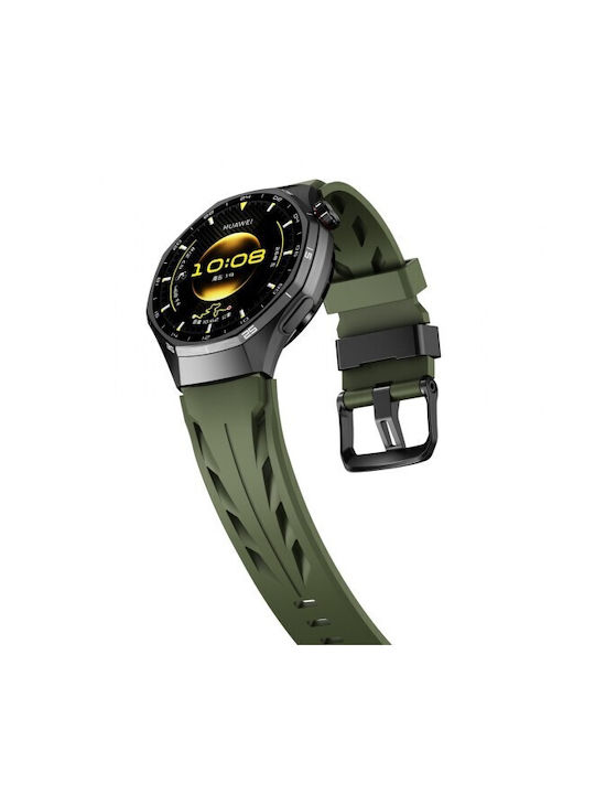 Wearable Strap Silicone Groove Design Xiaomi Watch 5 47mm 22mm Army Green