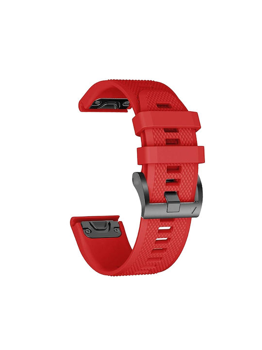 Garmin Fenix 6s 20mm Curea de Ceas din Silicon Roșu