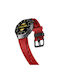 Λουράκι Silicone Groove Design Xiaomi Watch 5 47mm 22mm Red