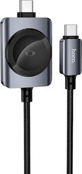 Hoco Usb C To Usb C Cable Pd100w Wireless Charging Apple Watch 1,2 M Cw66 Black Hoco Usb C To Usb C Cable Pd100w Wireless Charging Apple Watch 1,2 M Cw66 Black