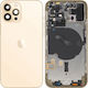 Apple Iphone 12 Pro Κάλυμμα Μπαταρίας Πίσω Γυαλί Μεσαίο Πλαίσιο Χρυσό Βαθμού A