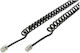 SGL Spirale Telefonkabel RJ10 4P4C 4m Schwarzes (097060)