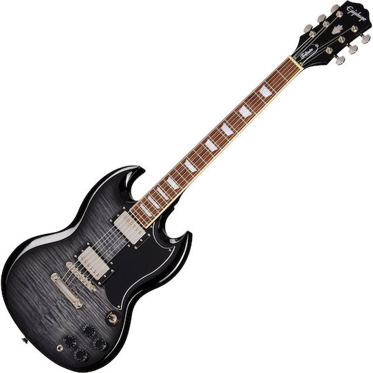 Epiphone SG Tribute Plus Ebony Burst Elektrische Gitarre
