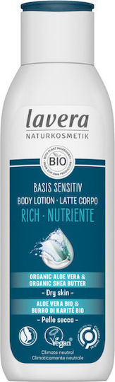 Lavera Basis Sensitiv Rich Ενυδατική Lotion Σώματος για Ξηρές Επιδερμίδες 250ml
