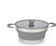 Faltbare Camping-Kochutensilien Platinet Silikon 3-Liter Topf