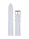 Tzevelion Leather Strap White 22mm