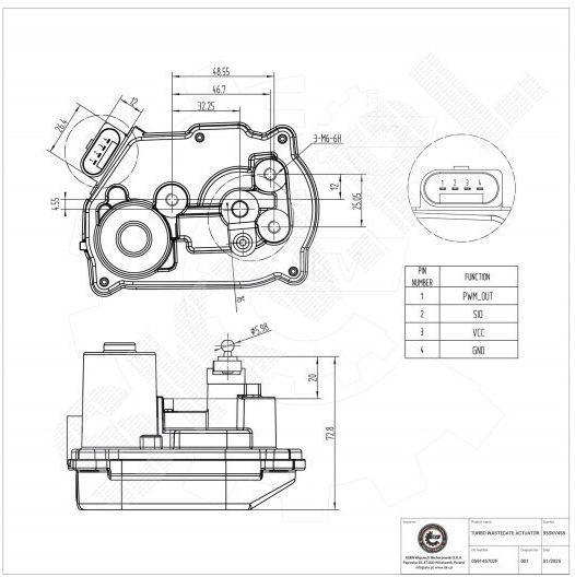 Supapă Turbocompresor Audi A4 A6 A8 Q7 Vw Touareg Phaeton 059145702f