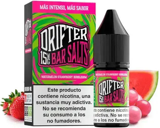 Drifter Vape Έτοιμο Υγρό Αναπλήρωσης Watermelon Strawberry Bubblegum 10ml