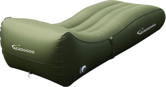 Aerogogo Selbstaufblasendes Halb doppelt Camping Schlafmatte 185x80cm Grüne