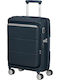Samsonite Spinner Cabin Hard Blue Suitcase Height 55cm