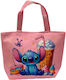 Kinder Lunchtasche Handtasche Rosa Stitch 23x10x33cm
