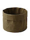 Espiel Bread Box Fabric Brown 16x16x10cm