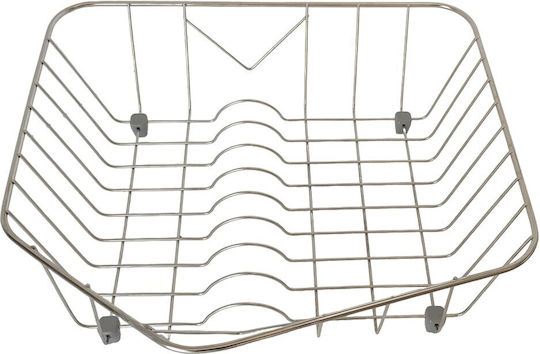 Sanitec No9 Στραγγιστήρι Γούρνας Inox Ασημί 40x38cm