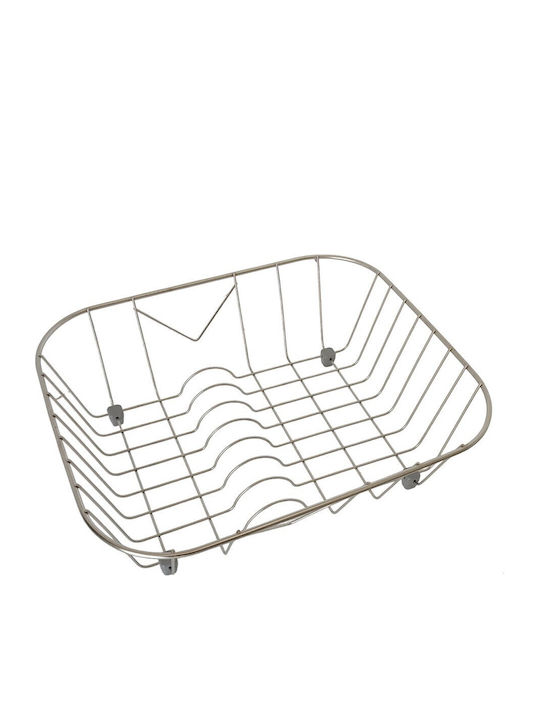Sanitec No10 Sită pentru chiuvetă Inox Argintiu 39x33cm