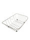 Sanitec No3 Sink Strainer Inox Silver 41x30cm
