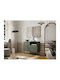 Буфет 1d2s Зелен Матиран 100x40x75см