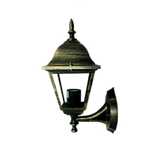 Wall-Mounted Outdoor Lantern E27 IP45 20.1x15x34.4cm