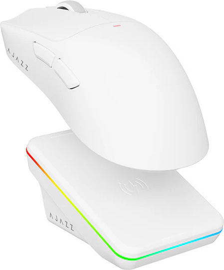 Ajazz AJ200 NL AI MC Mouse de Gaming Wireless 24000 DPI Alb