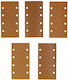 Dedra Sand Paper 92x182mm Set 5 Pieces