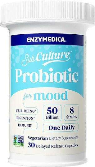 Enzymedica Subculture Probiotic Mood Enzymedica 30 Capsules