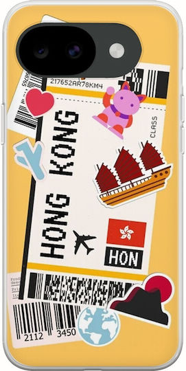 Mobile Phone Case Ticket To Hong Kong Google Pixel 10a 5g Flexible TPU Transparent Silicone
