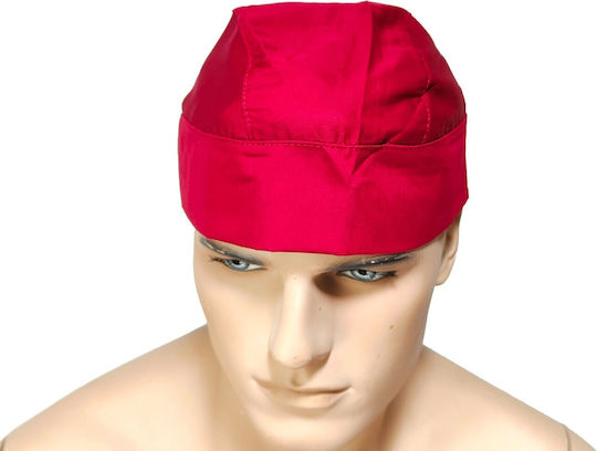Fabrik Unisex Σκουφάκι Χειρουργείου Μπορντό Βαμβακερό