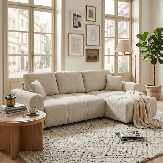 Gert Ecke Sofa mit Umkehrbarer Winkel Beiges