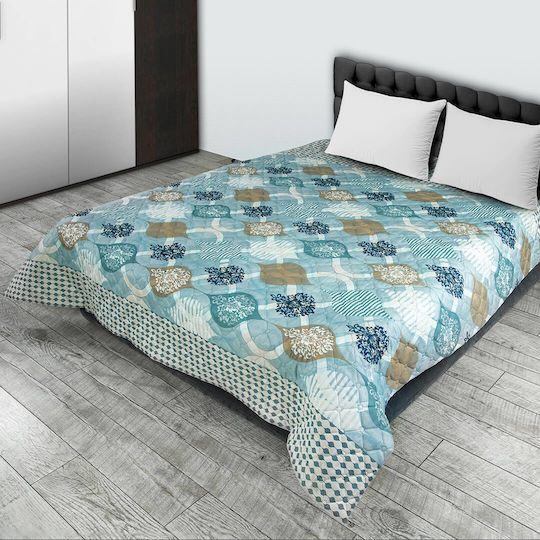 Roxyma Dream Κουβερλί Διπλό Reversible Microfiber Quilt Yasen 200x210cm