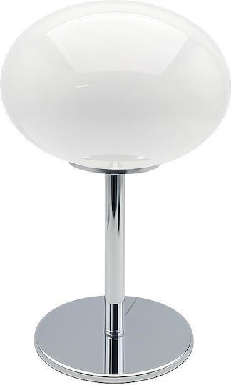 Next Metallisches Tischlampen LED mit Weißem Hut und Basis