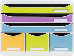 Exacompta Plastic Desktop Drawer Green