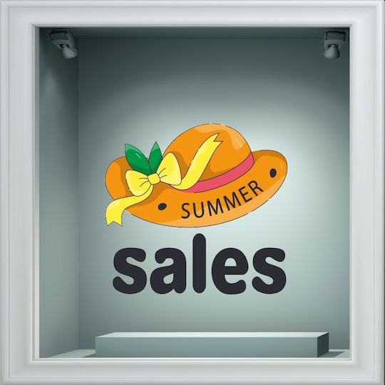Αυτοκόλλητο Εκπτώσεων - Summer Sale 139 - 50cm X 47cm