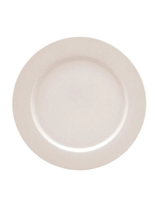 Porland Porcelain Shallow Serving Plate Transparent 16cm