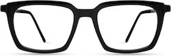 Modo 8005 Blk Black Metal Prescription Eyeglass Frames