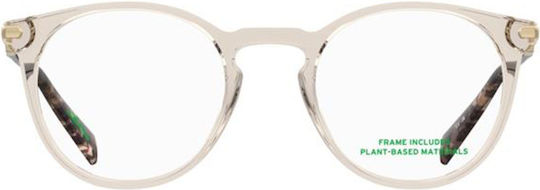 Levi's Lv 1089 Ham Gold Metal Prescription Eyeglass Frames