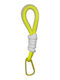 Keychain Rope Carabiner Neon Yellow