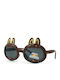 Kiddos Oval Kids Sunglasses with Polarized Brown Lens