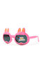 Kiddos Oval Kids Sunglasses with Polarized Pink Lens