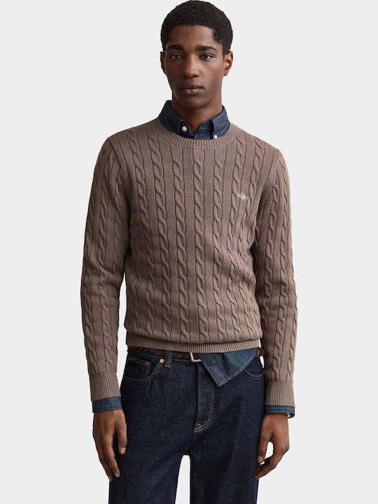 Gant Crew Πουλόβερ Taupe