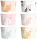 Colorful Cat Paws Ice Cream Snack Cups 150ml 6pcs