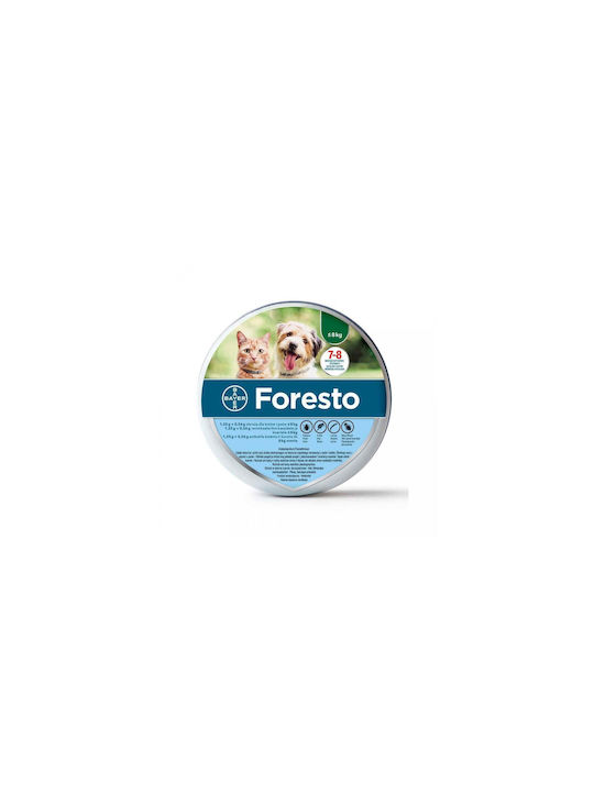 Foresto Guler Pentru Câini Mici Pisici Sub 8 Kg