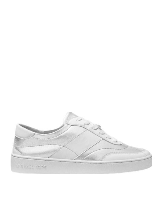Michael Kors Damen Sneakers Silber / Weiß