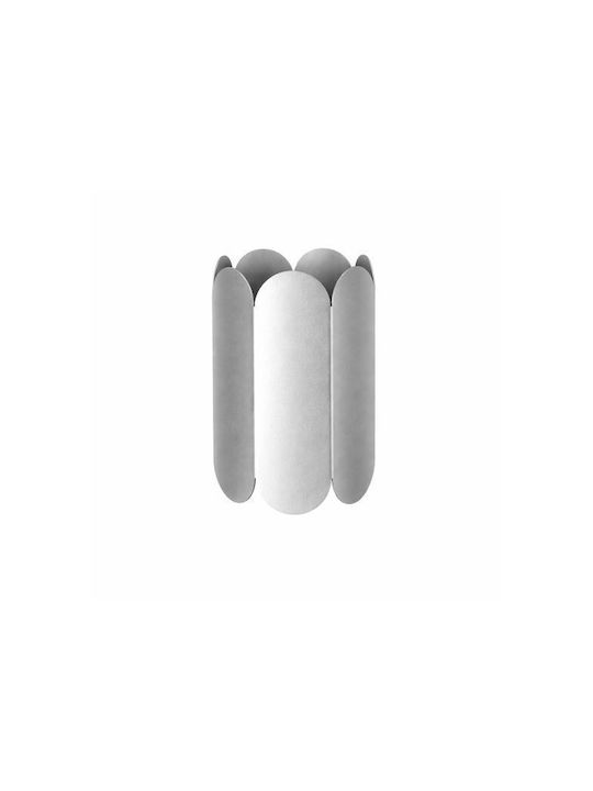 Luma Moderne Wandleuchte mit Lampenbirnensockel G9 Silber