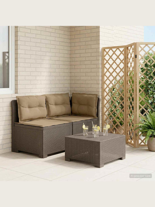 Canapea Cu Două Locuri De Exterior Din Rattan C...