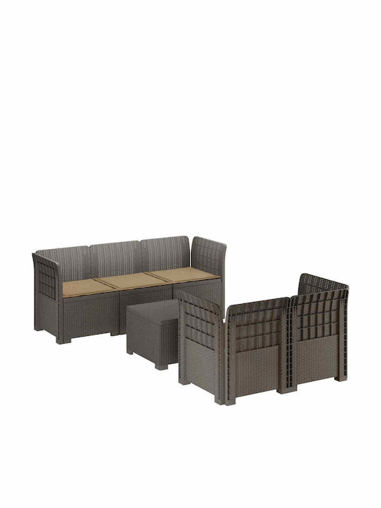 Outdoor Corner Sofa Made of Polypropylene with ...